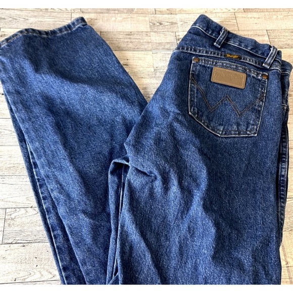 Wrangler Other - Men's Wrangler Jeans pants Size 34x32 Blue Denim Western Workwear Country